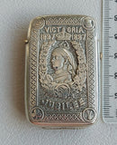 1887 Queen Victoria Golden Jubilee Vesta Case