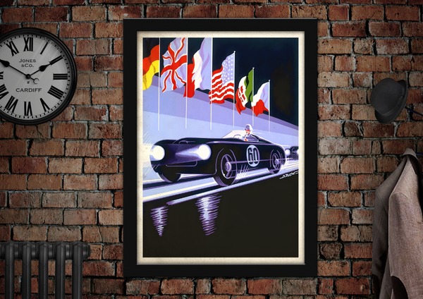 24 Heures Du Mans Vintage Racing Poster