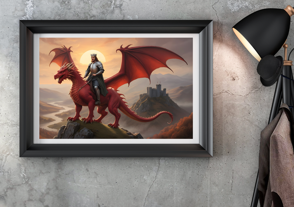 A Welsh Prince Art Print by Craig Olle