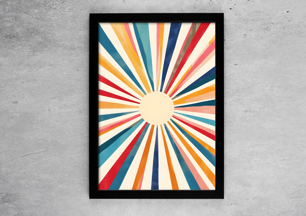 Abstract Radiance Print