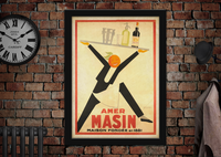 Amer Masin Vintage Style Drinks Poster