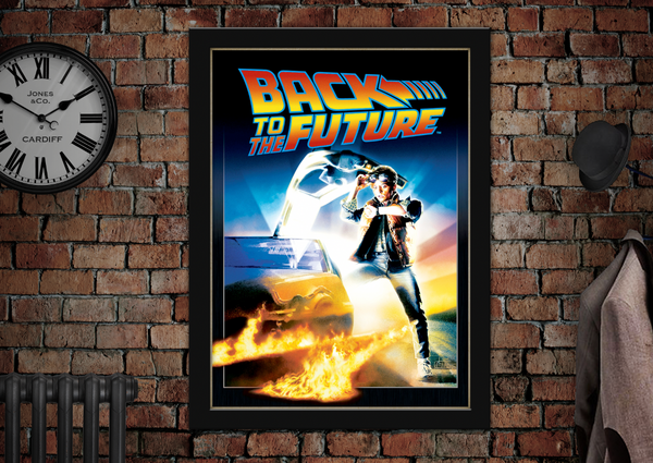 Back to the Future 1985 Film Cinema Advertising Poster