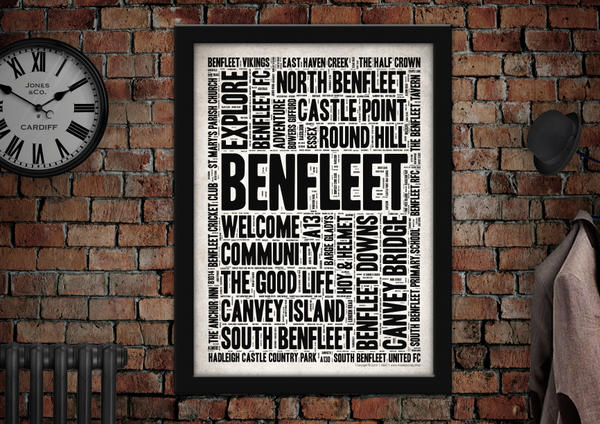 Benfleet Town Poster