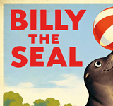 Billy The Seal Victoria Park Cardiff Vintage Advertising Poster 2