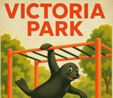 Billy The Seal Victoria Park Chill Out Vintage Style Advertising Poster 2