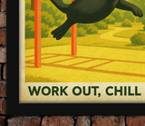 Billy The Seal Victoria Park Chill Out Vintage Style Advertising Poster 3