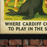 Billy The Seal Victoria Park Vintage Style Advertising Poster 3