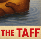 Brains Down the River Taff Cardiff Vintage Style Drinks Advertising Poster