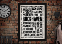 Buckhaven Town Poster