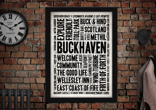 Buckhaven Town Poster