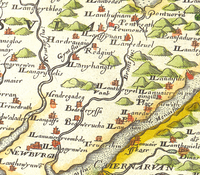 Caernarfonshire County Old North Wales Map c1578