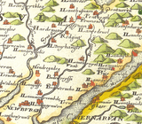 Caernarfonshire County Old North Wales Map c1578
