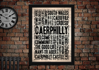 Caerphilly Town Poster