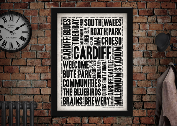 Cardiff City Poster