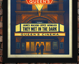 Cardiff Queen's Cinema Vintage Style Advertising Poster