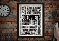 Coedpoeth Town Poster