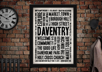 Daventry Town Poster