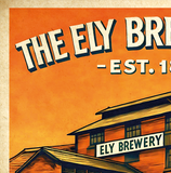 Ely Brewery Company Cardiff Vintage Style Poster