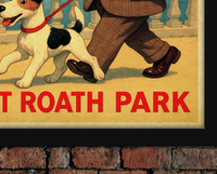 Enjoy a Guinness Roath Park Cardiff Vintage Style Poster