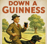 Fairwater Down The Dell Vintage Guinness Advertising Poster
