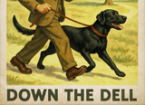 Fairwater Down The Dell Vintage Guinness Advertising Poster