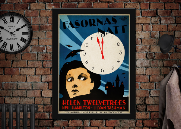 Fasornas Natt Vintage Movie Poster