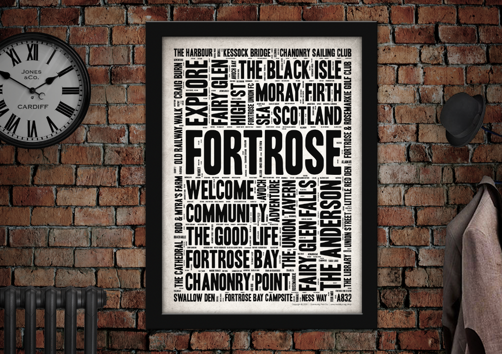 Home › Fortrose Town Poster