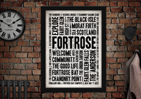 Fortrose Town Poster