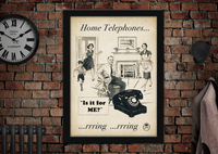 GPO 200 Series Home Telephones Poster