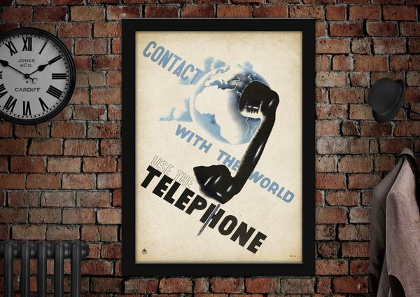 GPO Contact With The New World Use The Telephone Poster
