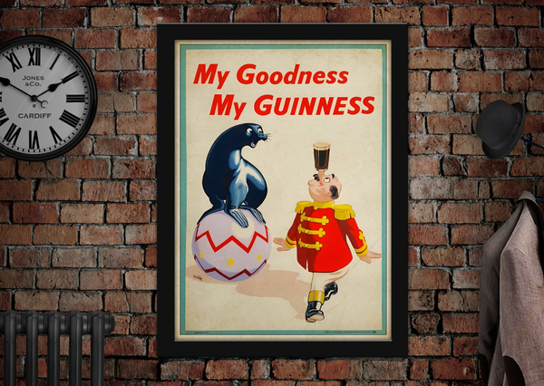 Guinness Advertising Poster Seal at Zoo