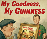 Guinness Sully Boot Sale Vintage Style Advertising Poster 2