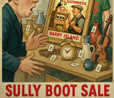 Guinness Sully Boot Sale Vintage Style Advertising Poster