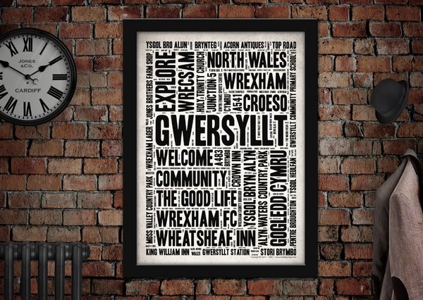 Gwersyllt Village Poster