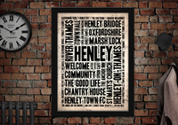 Henley-on-Thames Town Poster