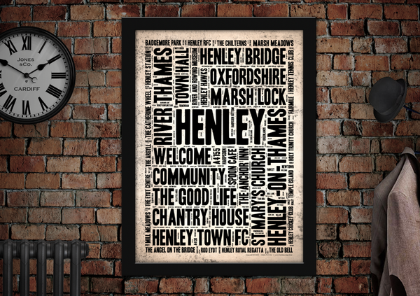 Henley-on-Thames Town Poster