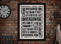 Invergowrie Village Poster