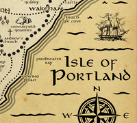 Isle of Portland Weymouth Lord of the Rings Middle Earth Map