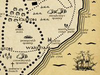 Isle of Portland Weymouth Lord of the Rings Middle Earth Map