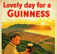 Llandudno Great Orme Guinness Poster 2