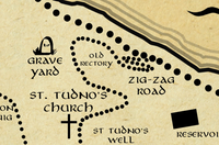 Llandudno Lord of the Rings Middle Earth Map