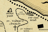 Llandudno Lord of the Rings Middle Earth Map