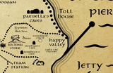 Llandudno Lord of the Rings Middle Earth Map