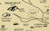 Llandudno Lord of the Rings Middle Earth Map