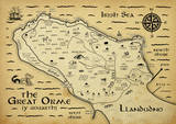 Llandudno Lord of the Rings Middle Earth Map