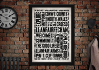 Llanfairfechan_Town_Art_Poster_Print