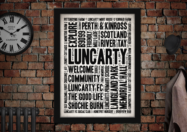 Luncarty Village Poster