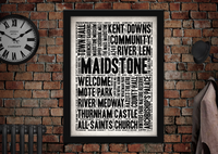 Maidstone Town Poster