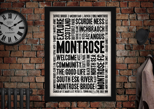 Montrose Town Poster