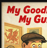 Museum of Wales Cardiff Vintage Style Guinness Poster